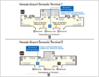 Floor map of Haneda International Passenger Terminal