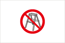 请勿使用梯子，三脚架， 一脚架或自拍棒摄影，以免妨碍其他客人。