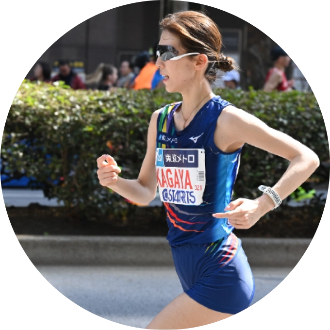東京メトロ女子駅伝部のユニフォーム 着用イメージ