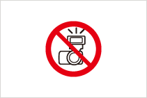 Le rogamos que se abstenga de tomar fotografías con flash o equipos de iluminación, ya que suponen un riesgo de seguridad para los conductores de los trenes.