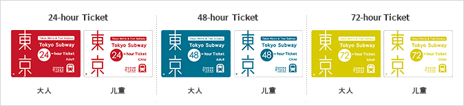 24-hour Ticket 48-hour Ticket 72-hour Ticket