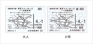 <p>一日内可以在东京Metro地铁全线、都营地铁全线、都营电车、都营巴士(有人数限制的巴士等除外)、日暮里-舍人线全区间以及JR线东京都内区间自由乘车。</p>