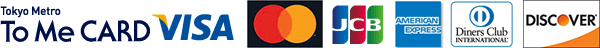 VISA、MasterCard、JCB、To Me Card