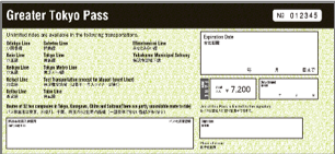 A 3-day hop-on-hop-off ticket usable on lines operated by 12 private rail companies and 52 bus companies within the Kanto region.