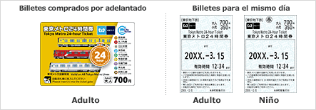 Billete de 24 horas de Tokyo Metro