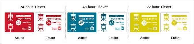 24-hour Ticket 48-hour Ticket 72-hour Ticket