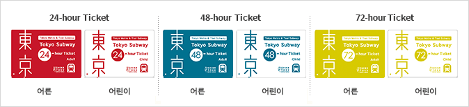 24-hour Ticket 48-hour Ticket 72-hour Ticket