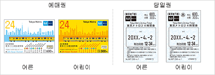 도쿄메트로 24시간권