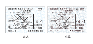 <p>1日內可以在東京Metro地鐵全線、都營地鐵全線、東京都營運電車、東京都營運巴士(定員制巴士等除外)、日暮裡/舍人線全區間以及JR線東京都內區間自由乘車。</p>