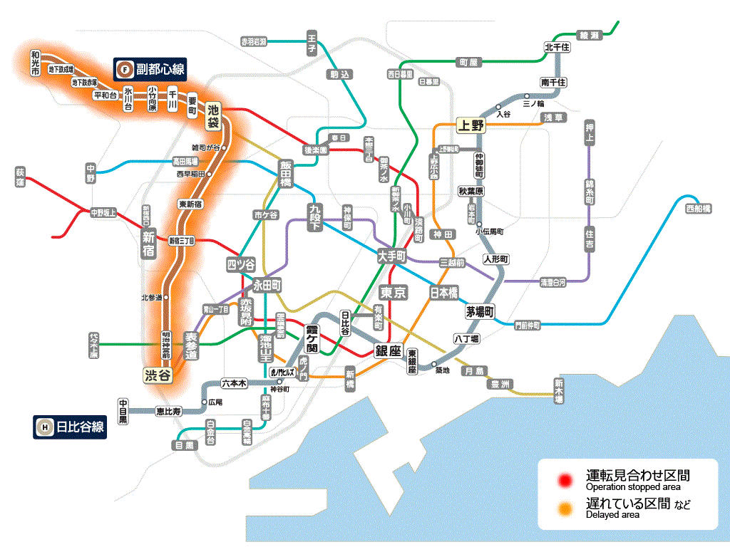図 路線 日比谷 線 東京メトロ日比谷線の路線図｜地図ナビ