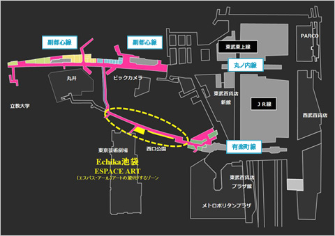 池袋周辺図