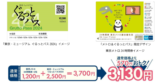 東京メトロ：2024年度版「メトロ＆ぐるっとパス」を発売！