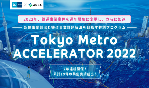 東京メトロ：「Tokyo Metro ACCELERATOR（鉄道事業課題解決プログラム）」初となる応募企業との実証実験を開始！