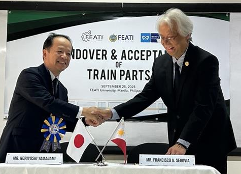 東京メトロ:フィリピン共和国 FEATI大学へ車両機器を譲渡