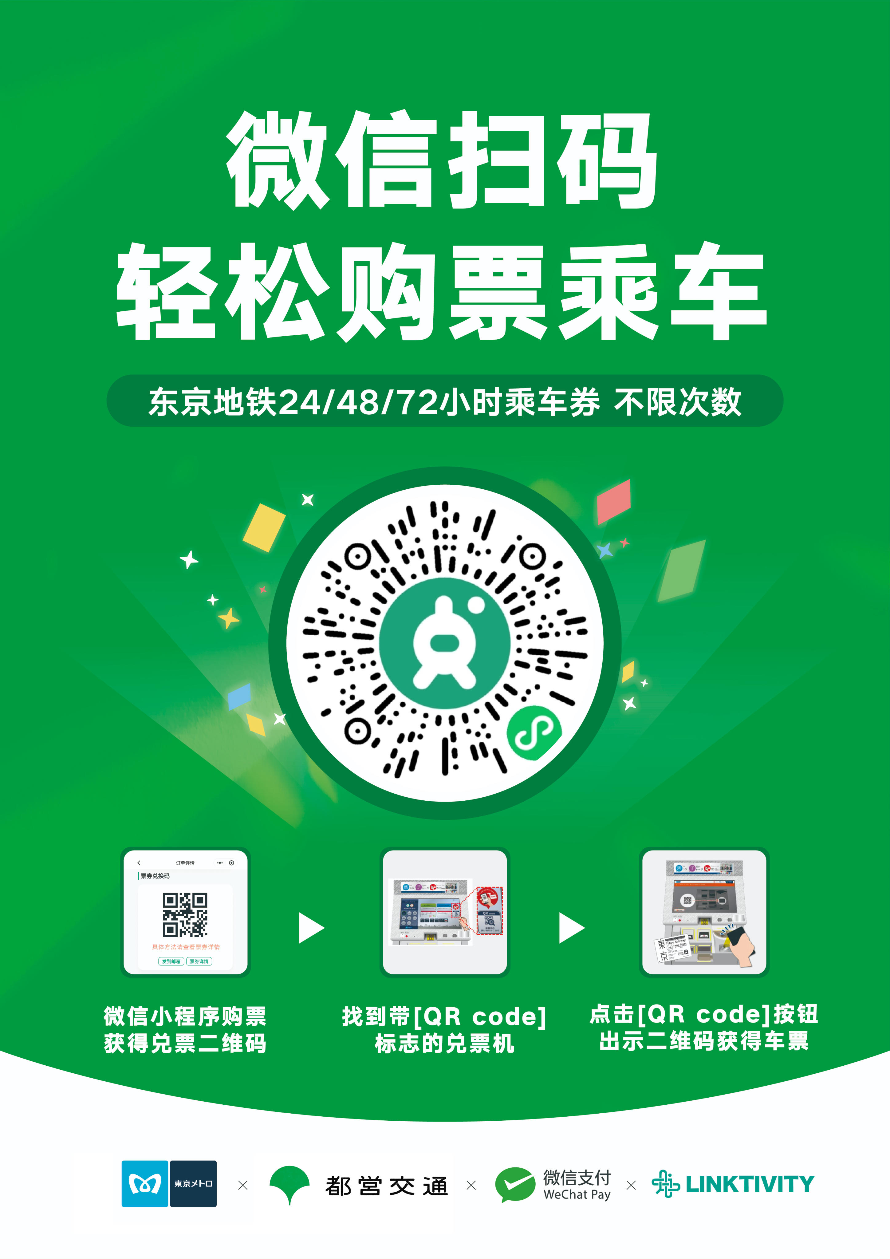 東京メトロ×東京都交通局「Tokyo Subway Ticket」をWeChatミニプログラム「旅日」内でご購入可能に！