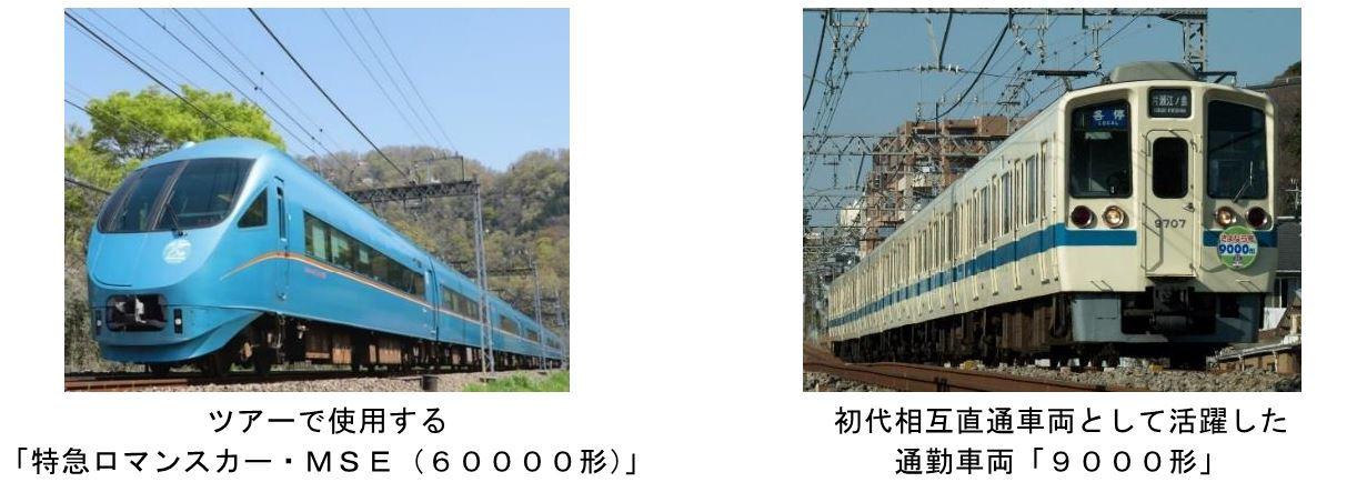 ８月２７日、小田急線・千代田線相互直通４５周年記念ツアーを実施