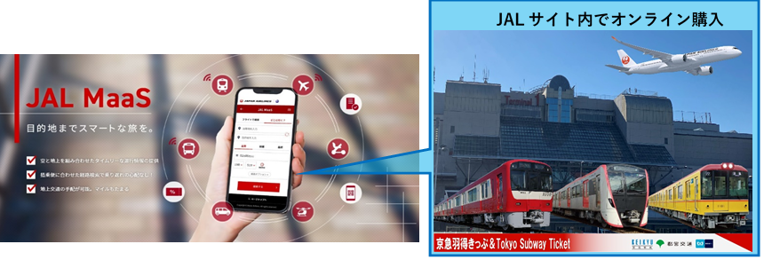 JALサイト「JAL MaaS」にて「京急羽得きっぷ＆Tokyo Subway Ticket」を発売開始！