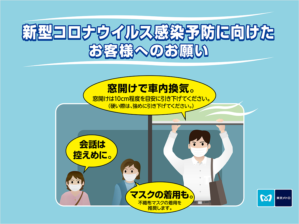 新型コロナウイルス感染予防の取組み 安心への取組み 東京メトロ