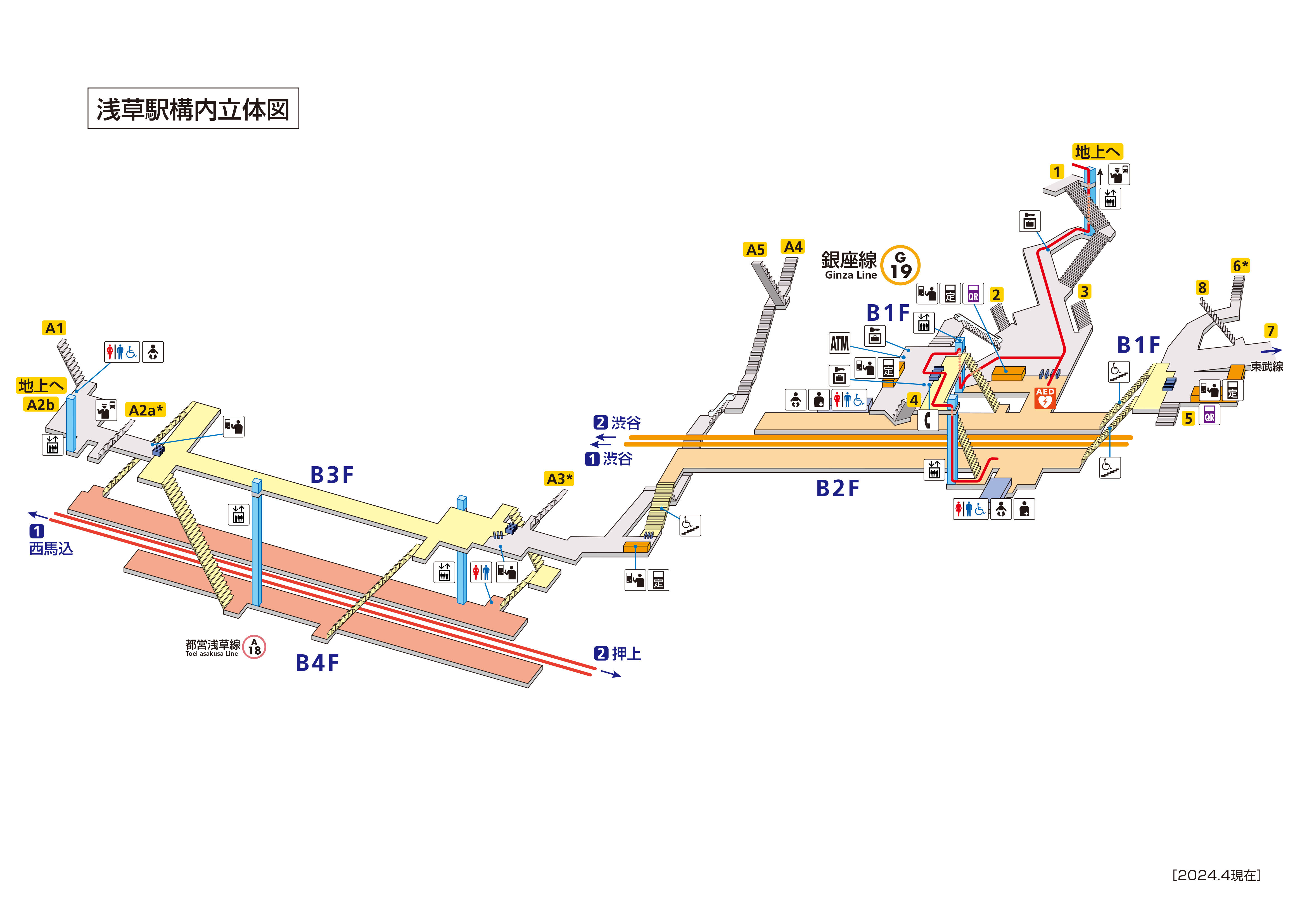 Mapa de la estación