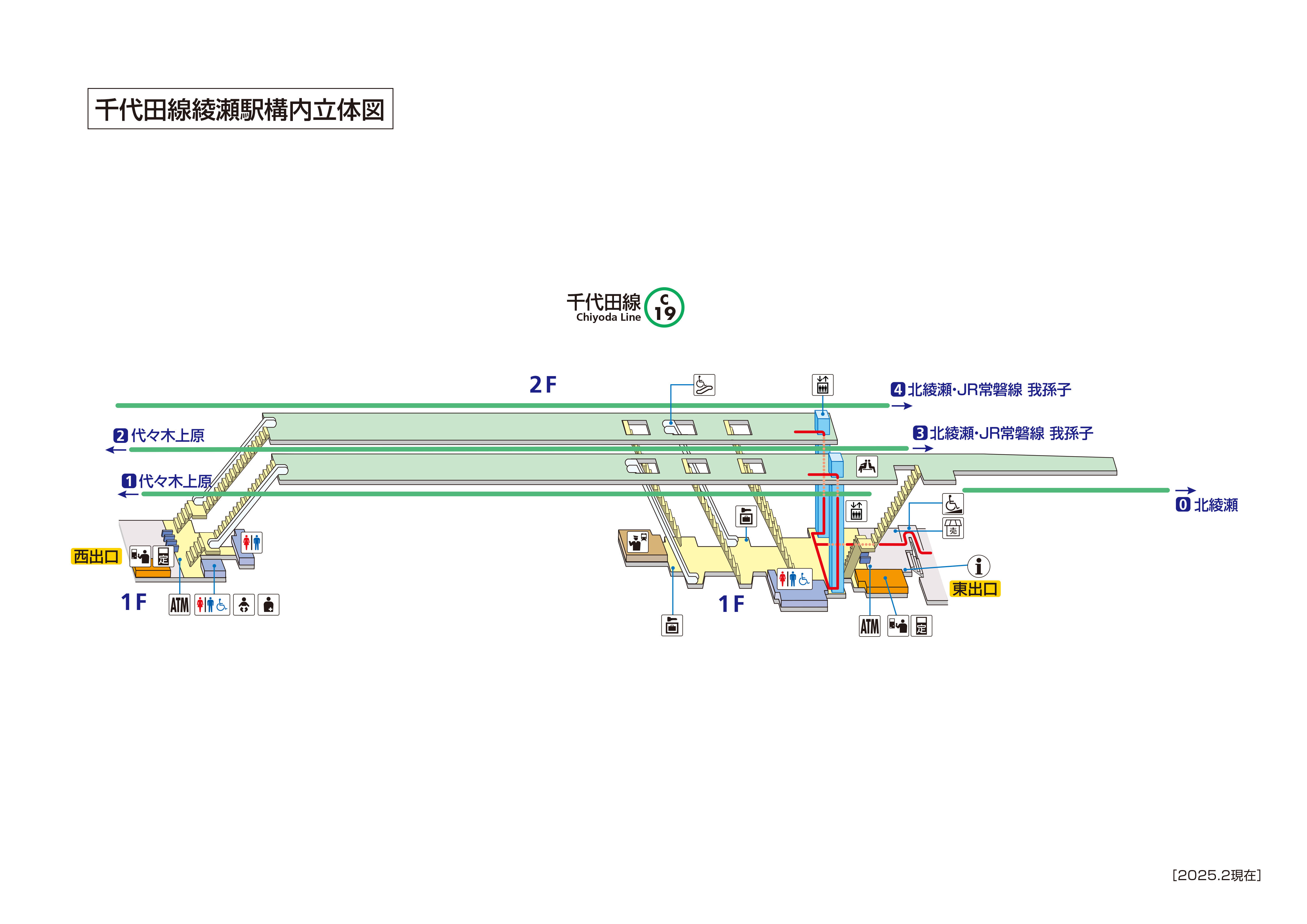 綾瀬駅 C19 路線 駅の情報 東京メトロ