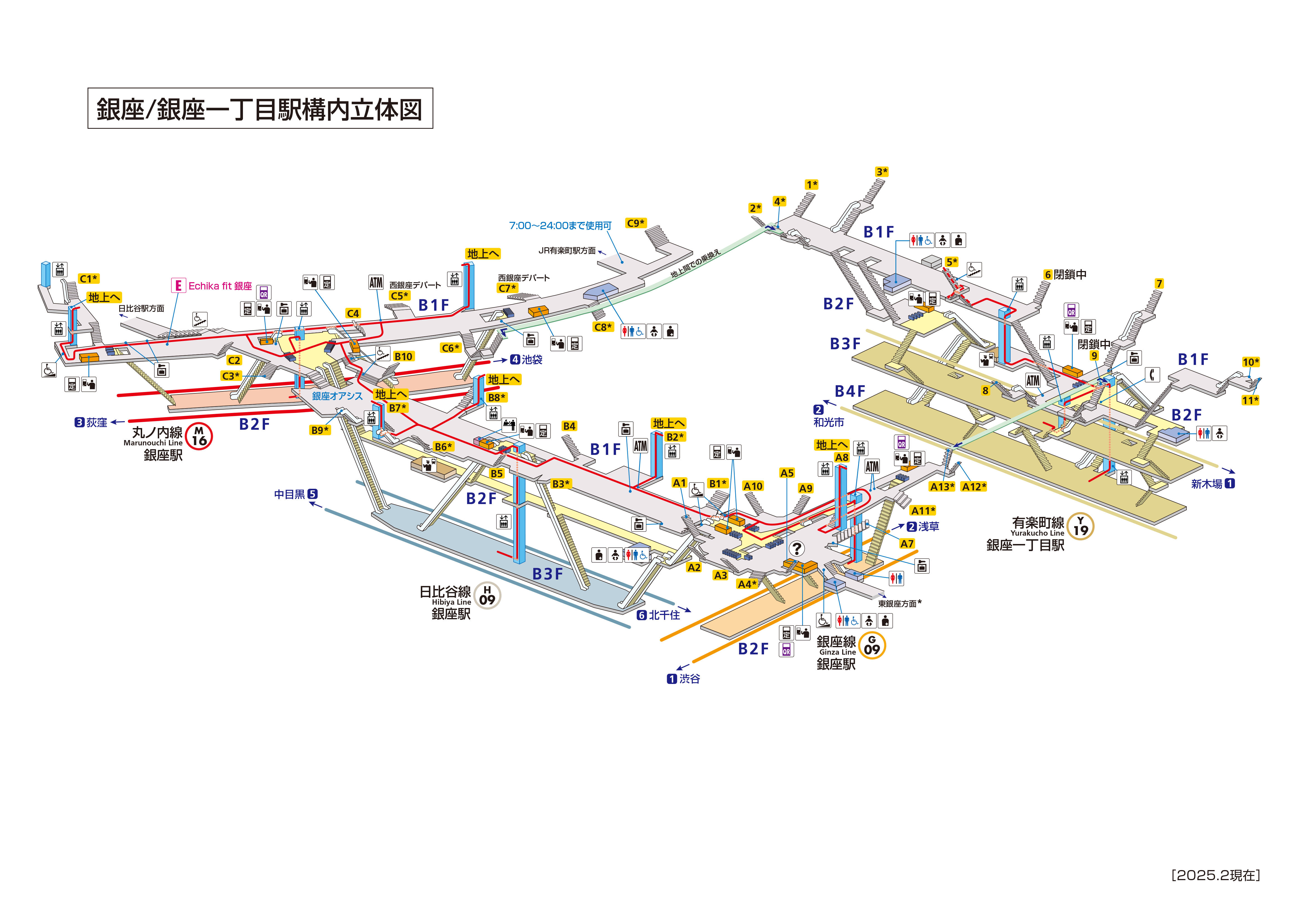 Mapa de la estación