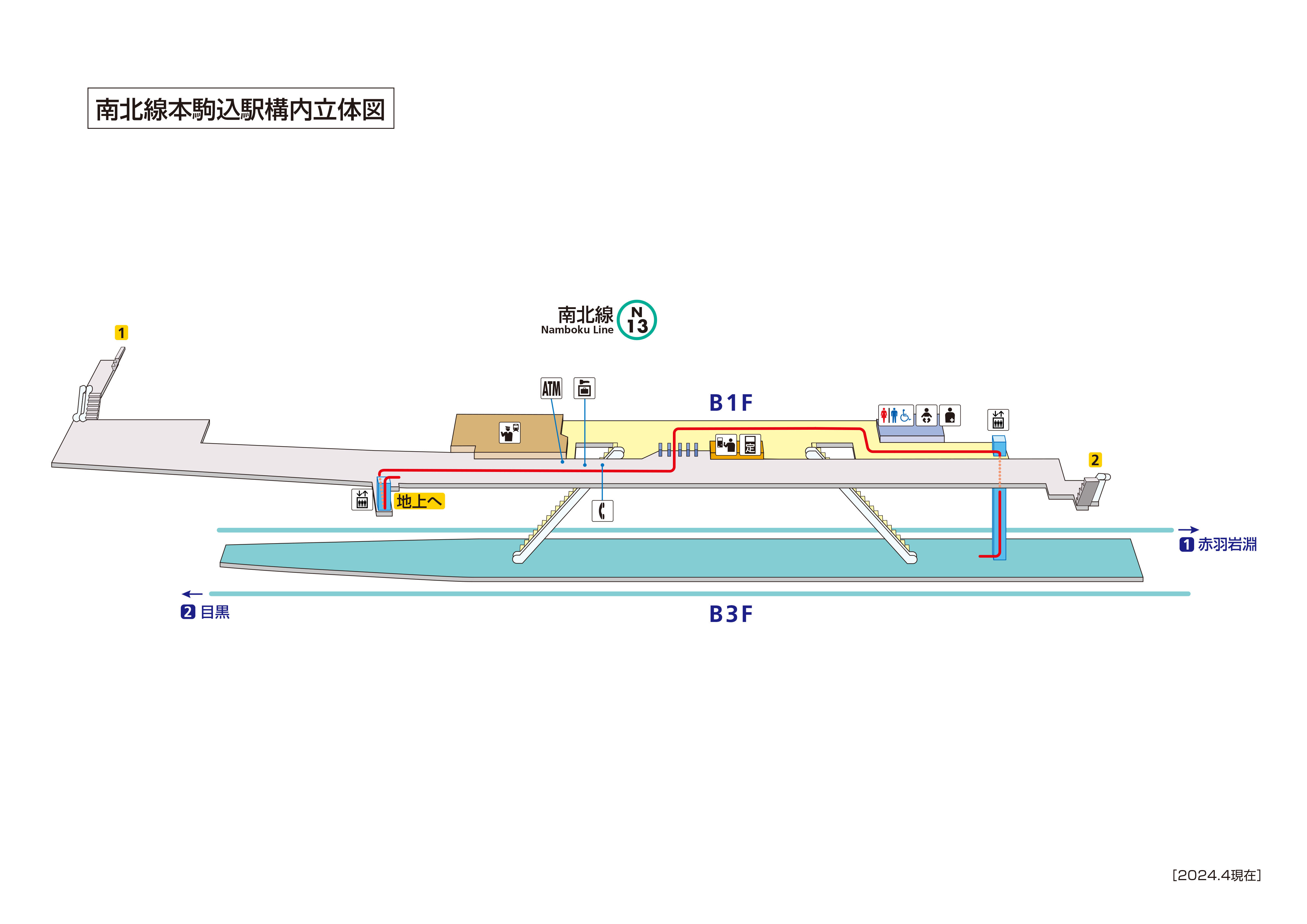 線 路線 図 南北