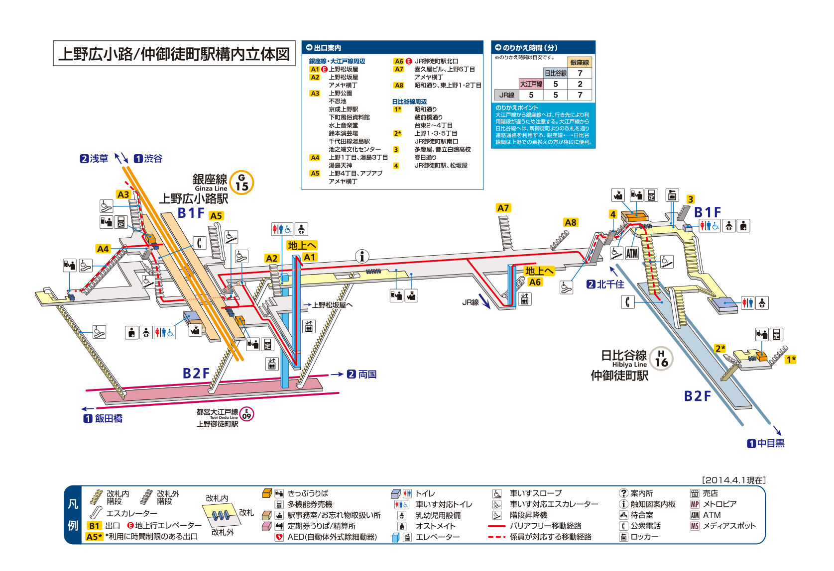 4出入口 仲御徒町駅 H16 東京メトロ 4出入口 仲御徒町駅 H16 東京メトロ
