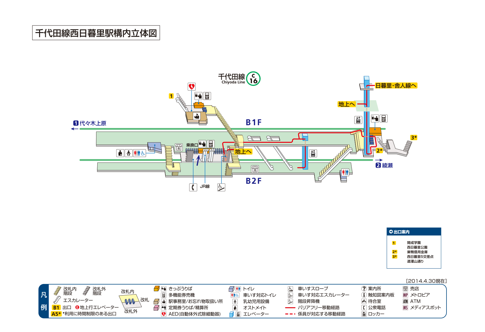 駅 西 日暮里