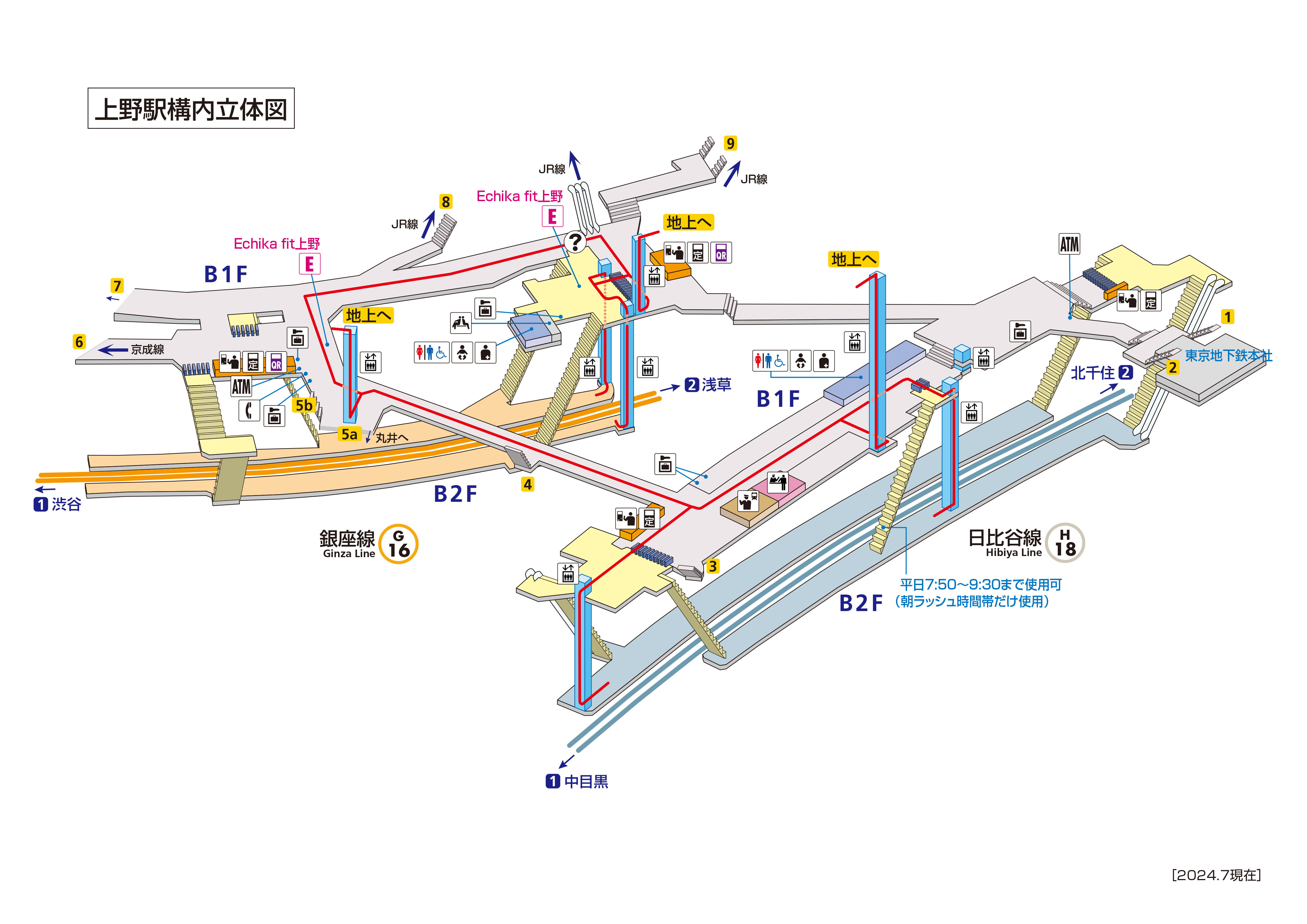 Mapa de la estación