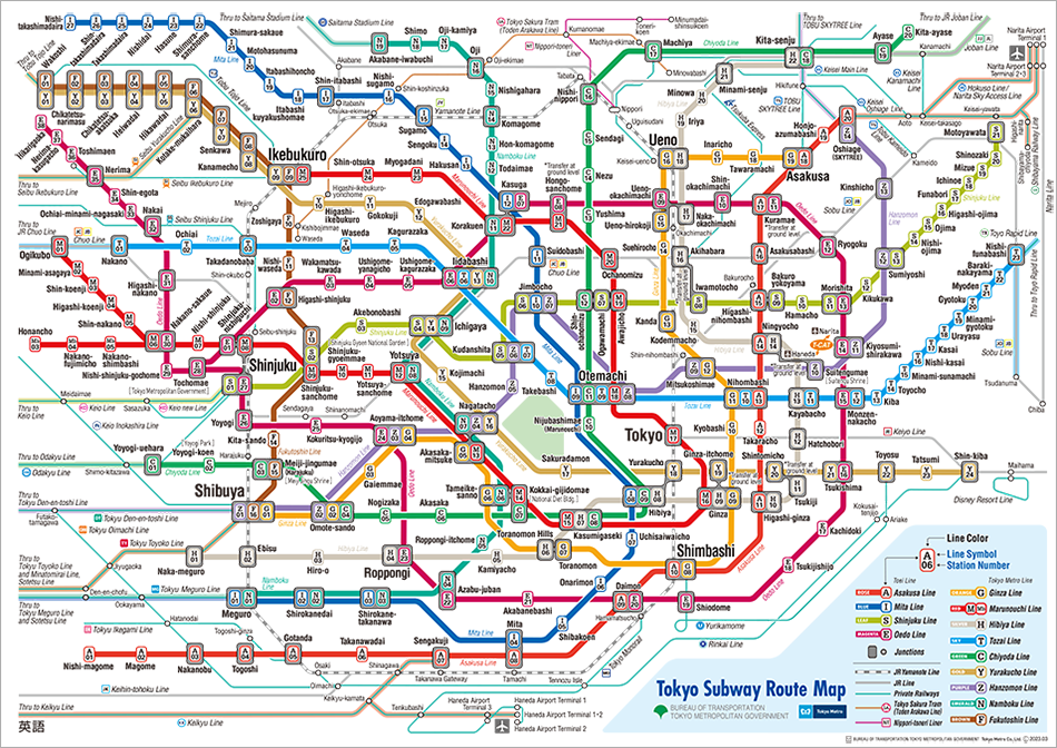 โตเกียว รถไฟใต้ดิน