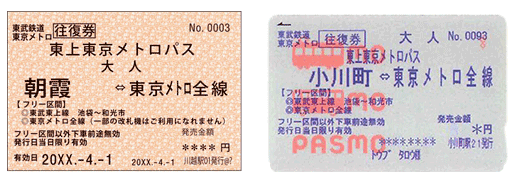 他鉄道会社から東京メトロ線をご利用のお客様へ Pasmo 定期 乗車券 東京メトロ 他鉄道会社から東京メトロ線をご利用のお客様へ Pasmo 定期 乗車券 東京メトロ