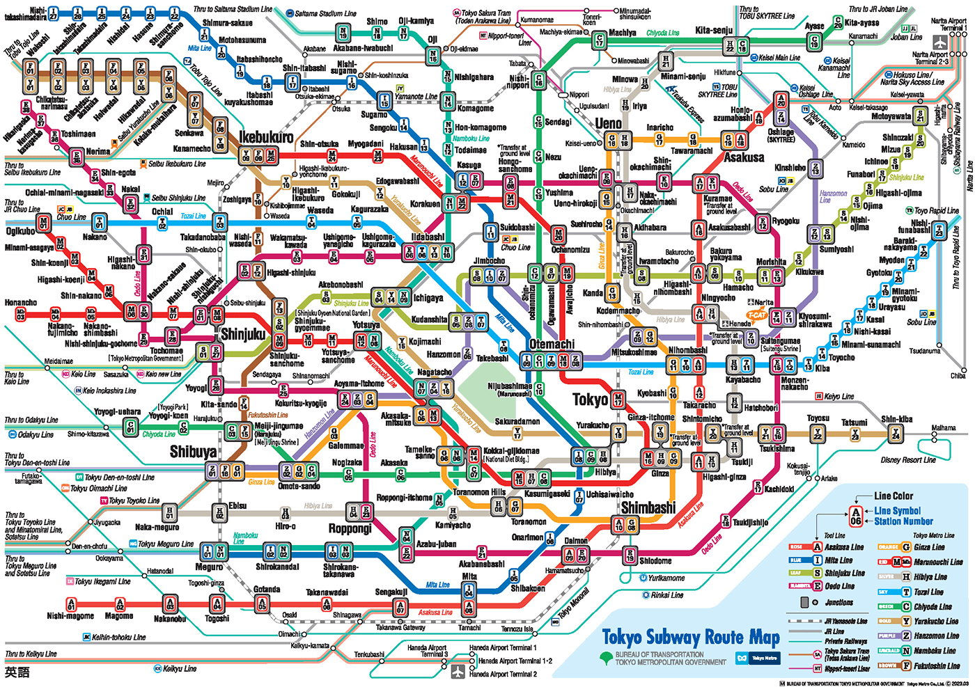 Tokyo Metro Metro Network
